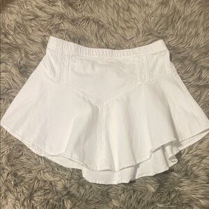 aerie Women's White Flared Skirt